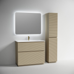 Тумба 100 см Folk Floor Капучино Напольная Sancos с умывальником CN7013 — изображение 2