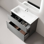 Тумба 100 см Folk Floor Ergraut soft Напольная Sancos с умывальником CN7013 — изображение 5