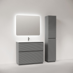 Тумба 100 см Folk Floor Ergraut soft Напольная Sancos с умывальником CN7013 — изображение 2