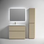 Тумба 100 см Folk Floor Капучино Напольная Sancos с умывальником CN7014 — изображение 3