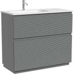 Тумба 100 см Folk Floor Ergraut soft Напольная Sancos с умывальником CN7014