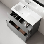 Тумба 100 см Folk Floor Ergraut soft Напольная Sancos с умывальником CN7014 — изображение 5