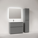 Тумба 100 см Folk Floor Ergraut soft Напольная Sancos с умывальником CN7014 — изображение 2