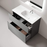 Тумба 100 см Folk Floor Ergraut soft Напольная Sancos с умывальником CN7015 — изображение 5