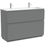 Тумба 120 см Folk Floor Ergraut soft Напольная Sancos с умывальником CN7016