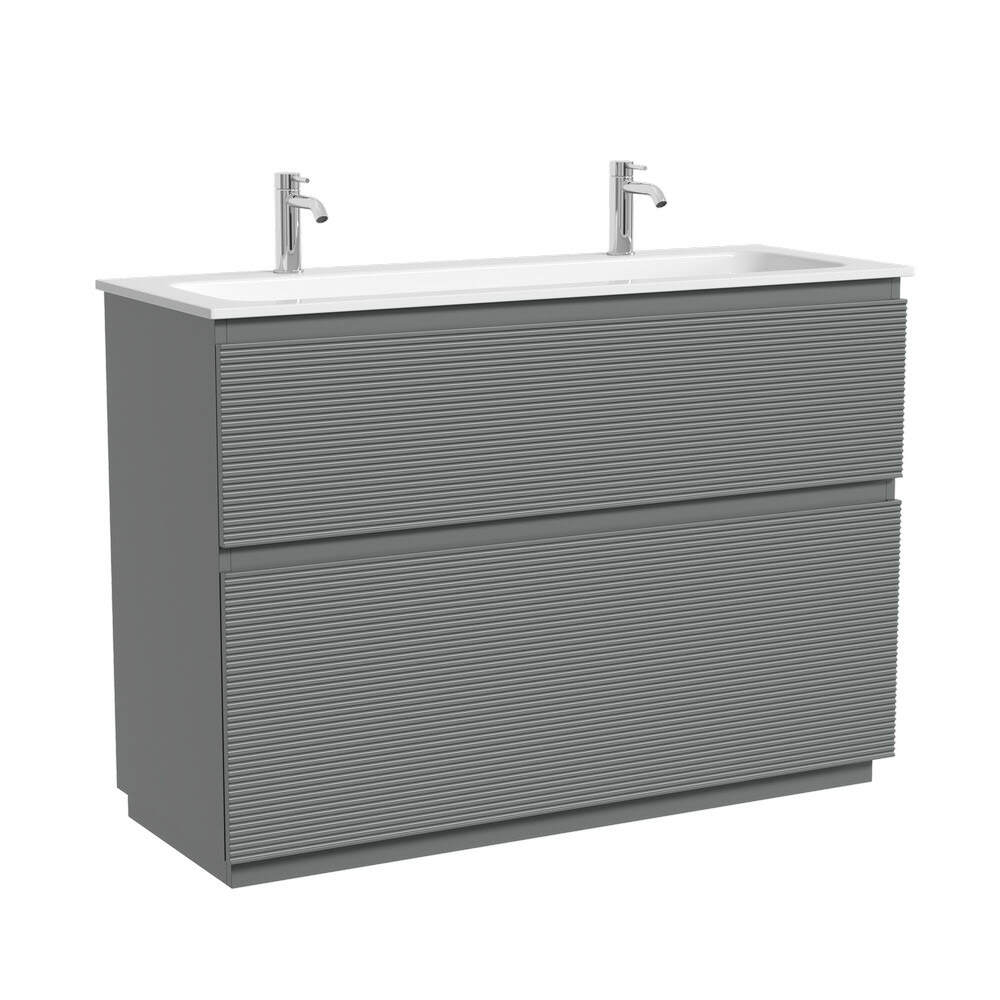Тумба 120 см Folk Floor Ergraut soft Напольная Sancos с умывальником CN7016