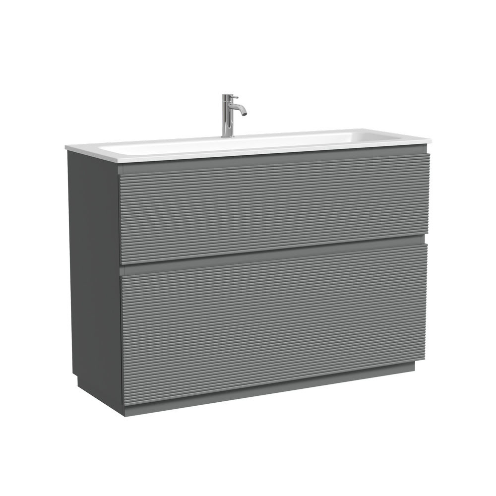 Тумба 120 см Folk Floor Ergraut soft Напольная Sancos с умывальником CN7017