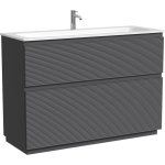 Тумба 120 см Folk Floor Grey soft Напольная Sancos с умывальником CN7017