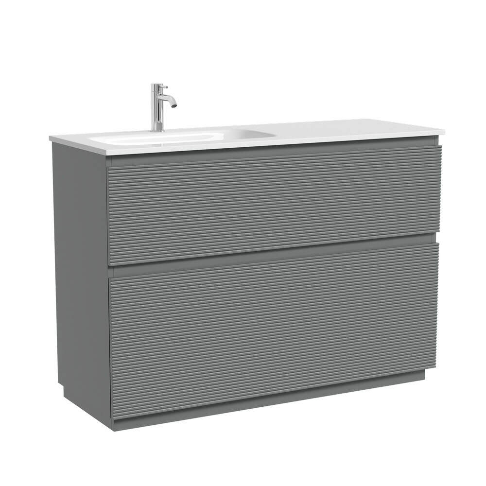 Тумба 120 см Folk Floor Ergraut soft Напольная Sancos с умывальником CN7020