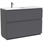 Тумба 120 см Folk Floor Grey soft Напольная Sancos с умывальником CN7020
