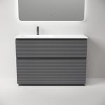 Тумба 120 см Folk Floor Grey soft Напольная Sancos с умывальником CN7020 — изображение 4