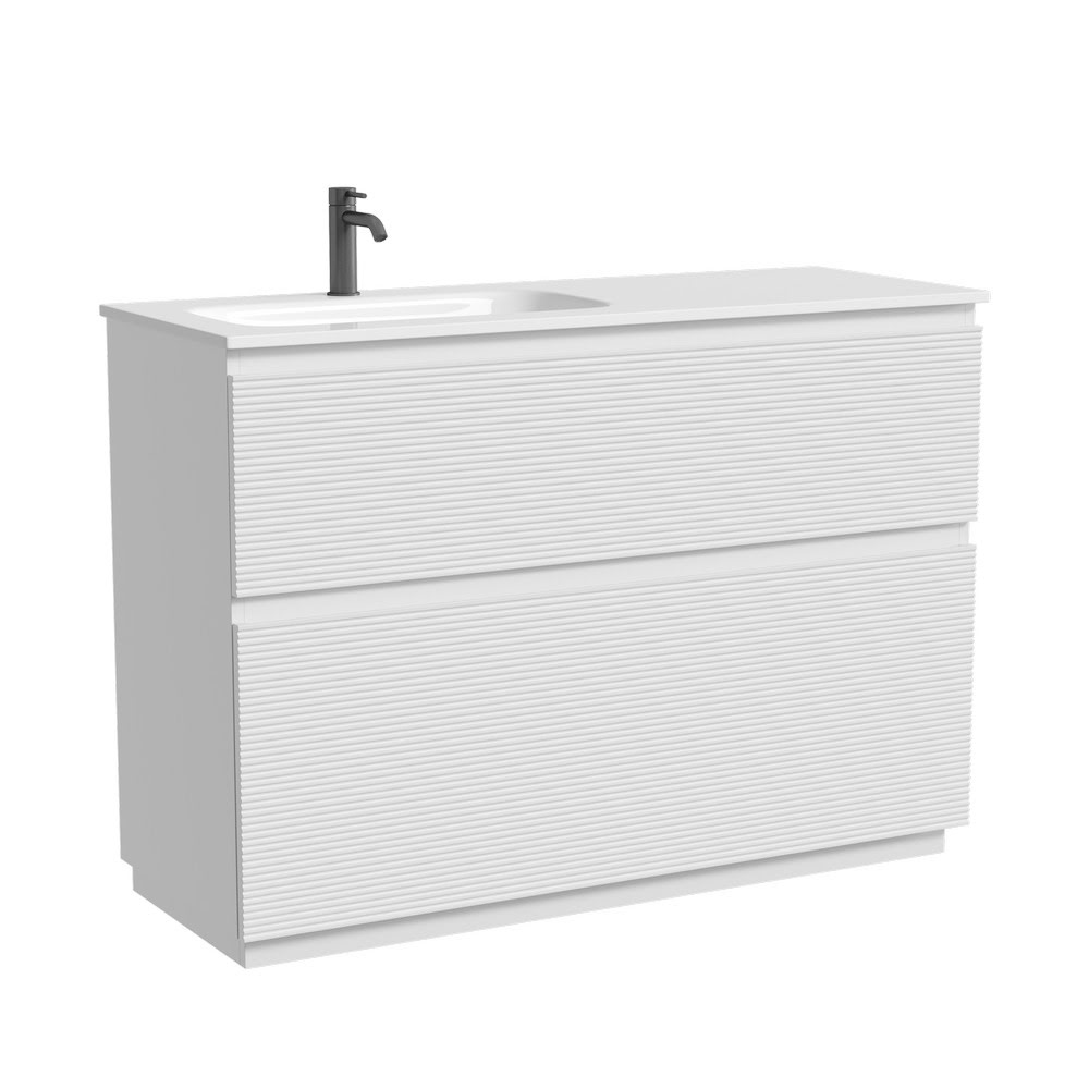 Тумба 120 см Folk Floor Bianco Напольная Sancos с умывальником CN7020