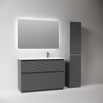 Тумба 120 см Folk Floor Grey soft Напольная Sancos с умывальником CN7021 — изображение 2