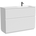 Тумба 120 см Folk Floor Bianco Напольная Sancos с умывальником CN7021