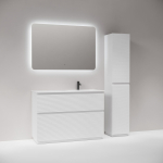 Тумба 120 см Folk Floor Bianco Напольная Sancos с умывальником CN7021 — изображение 2