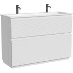 Тумба 120 см Folk Floor Bianco Напольная Sancos с умывальником CN7016