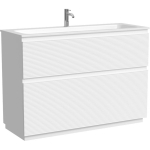 Тумба 120 см Folk Floor Bianco Напольная Sancos с умывальником CN7017