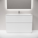 Тумба 120 см Folk Floor Bianco Напольная Sancos с умывальником CN7017 — изображение 4