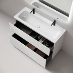 Тумба 120 см Folk Floor Bianco Напольная Sancos с умывальником CN7016 — изображение 5