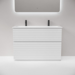 Тумба 120 см Folk Floor Bianco Напольная Sancos с умывальником CN7016 — изображение 4