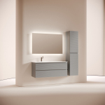 Тумба 120 см Folk Ergraut soft ПОДВЕСНАЯ Sancos с умывальником CN7020 — изображение 2