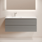 Тумба 120 см Folk Ergraut soft ПОДВЕСНАЯ Sancos с умывальником CN7020 — изображение 4