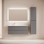 Тумба 120 см Folk Grey soft ПОДВЕСНАЯ Sancos с умывальником CN7020 — изображение 3