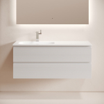Тумба 120 см Folk Bianco ПОДВЕСНАЯ Sancos с умывальником CN7020 — изображение 4