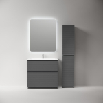 Тумба 90 см Folk Floor Grey soft Напольная Sancos с умывальником CN7019 — изображение 3