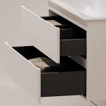 Тумба 100 см Folk Bianco ПОДВЕСНАЯ Sancos с умывальником CN7013 — изображение 6