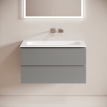 Тумба 90 см Folk Ergraut soft ПОДВЕСНАЯ Sancos с умывальником CN7019wx — изображение 4