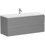 Тумба 120 см Folk Ergraut soft ПОДВЕСНАЯ Sancos с умывальником CN7017