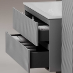 Тумба 100 см Folk Ergraut soft ПОДВЕСНАЯ Sancos с умывальником CN7013 — изображение 7