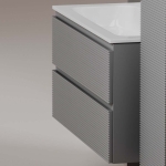 Тумба 100 см Folk Ergraut soft ПОДВЕСНАЯ Sancos с умывальником CN7013 — изображение 5