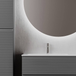 Тумба 100 см Folk Grey soft ПОДВЕСНАЯ Sancos с умывальником CN7014 — изображение 6