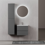 Тумба 60 см Folk Grey soft ПОДВЕСНАЯ Sancos с умывальником CN7011 — изображение 2