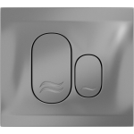 Клавиша смыва хром матовый Grossman Galaxy 800.Т1.01.110.110/Германия