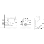 Унитаз безободковый ТОРНАДО подвесной GROSSMAN GR-4403SQ/Германия — изображение 11