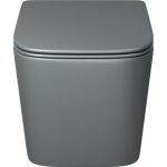 Унитаз безободковый ТОРНАДО подвесной МАТОВЫЙ GROSSMAN GR-4404GMSQ/Германия — изображение 2