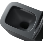 Унитаз безободковый ТОРНАДО подвесной МАТОВЫЙ GROSSMAN GR-4404GMSQ/Германия — изображение 4