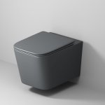 Унитаз безободковый ТОРНАДО подвесной МАТОВЫЙ GROSSMAN GR-4404GMSQ/Германия — изображение 6