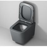 Унитаз безободковый ТОРНАДО подвесной МАТОВЫЙ GROSSMAN GR-4404GMSQ/Германия — изображение 8