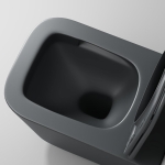 Унитаз безободковый ТОРНАДО подвесной МАТОВЫЙ GROSSMAN GR-4404GMSQ/Германия — изображение 9