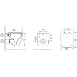 Унитаз ТОРНАДО безободковый подвесной GROSSMAN GR-4410SQ/Германия — изображение 10