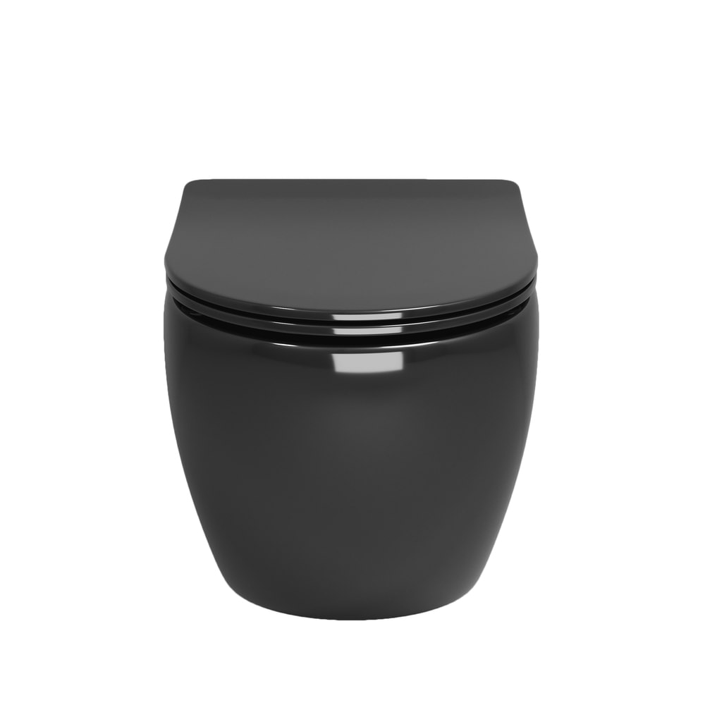 Унитаз безободковый подвесной GROSSMAN GR-4411BLACK S/Германия