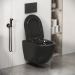 Унитаз безободковый подвесной GROSSMAN GR-4411BLACK S/Германия — изображение 6