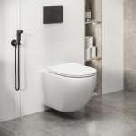 Унитаз безободковый ТОРНАДО подвесной МАТОВЫЙ GROSSMAN GR-4411MSQ/Германия — изображение 9