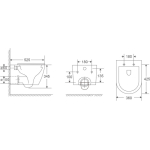 Унитаз ТОРНАДО безободковый подвесной GROSSMAN GR-4415SQ/Германия — изображение 10