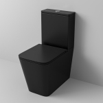 Унитаз безободковый ТОРНАДО ЧЁРНЫЙ МАТОВЫЙ напольный GROSSMAN GR-4418BMSQ/Германия — изображение 5