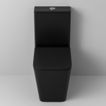 Унитаз безободковый ТОРНАДО ЧЁРНЫЙ МАТОВЫЙ напольный GROSSMAN GR-4418BMSQ/Германия — изображение 6